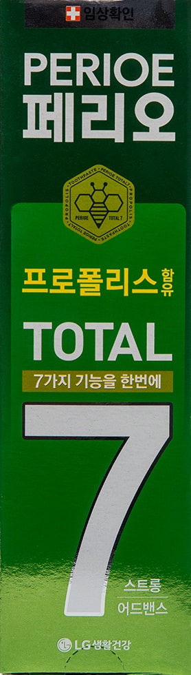 Зубная паста-гель с насыщенным мятным вкусом — LG H&H Periоe Total 7 Strong Green 1