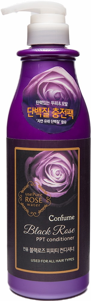 Кондиционер для волос с экстрактом розы — Confume Black Rose PPT Conditioner 1