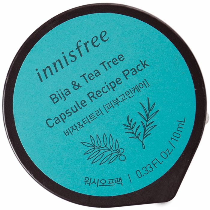 Маска с маслом чайного дерева — Innisfree Capsule Recipe Pack Bija And Tea Tree