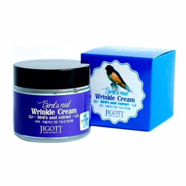 Антивозрастной крем для лица с экстрактом ласточкиного гнезда - JIGOTT Bird’s Nest Wrinkle Cream