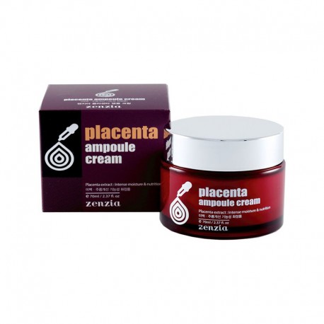 Крем для лица с плацентой Джигот - JIGOTT zenzia placenta ampoule cream
