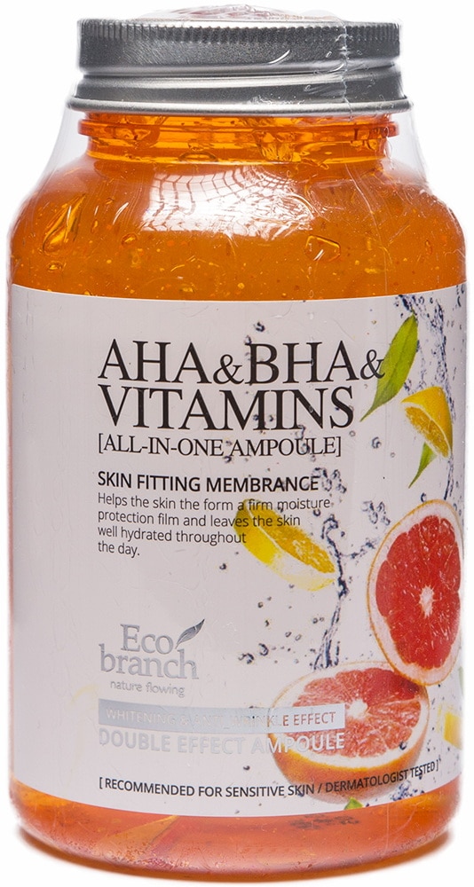 Витаминная многофункциональная сыворотка — Eco branch AHA BHA Vitamins All-in-One Ampoule 1