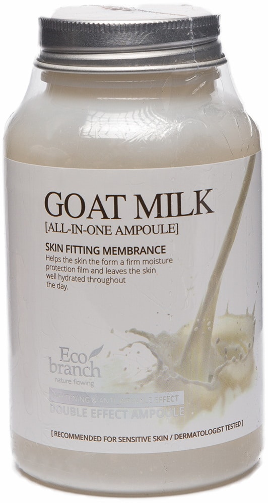 Осветляющая сыворотка с козьим молоком — Eco branch Goat Milk All-in-One Ampoule 1