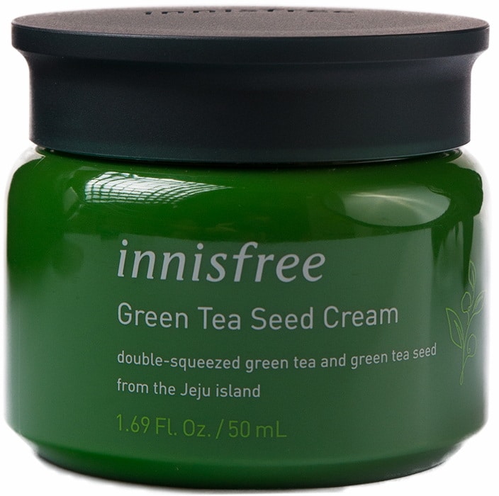 Крем с экстрактом листьев и масла семян зеленого чая — Innisfree The Green Tea Seed Cream 1