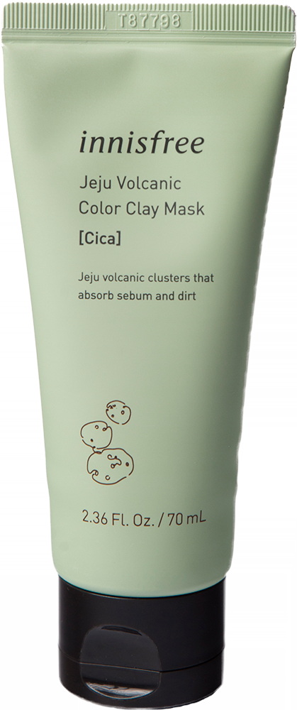 Очищающая маска с вулканическим пеплом и зеленым чаем — Innisfree Jeju Volcanic Color Clay Mask