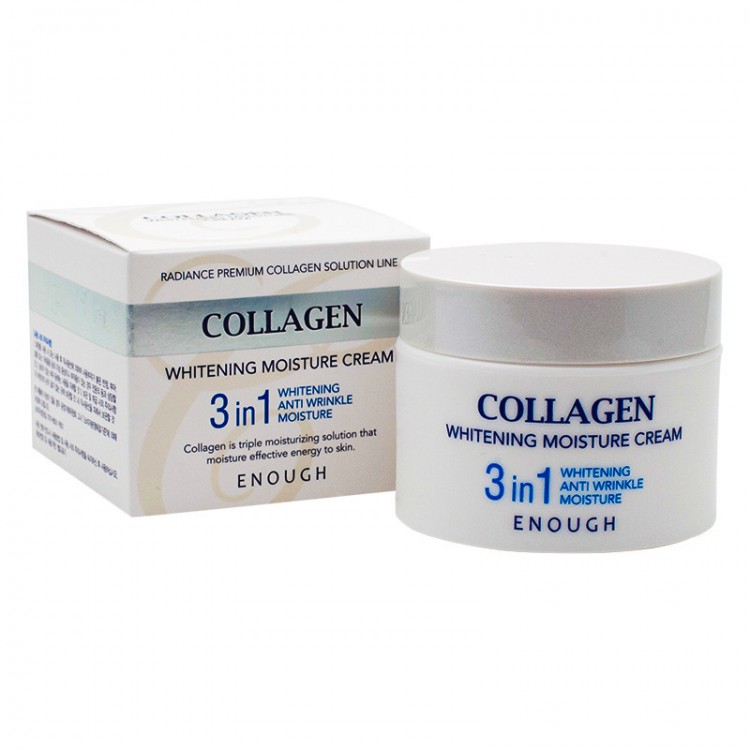 Крем для лица увлажняющий Энаф - Enough Collagen Whitening Moisture Cream 3 in 1