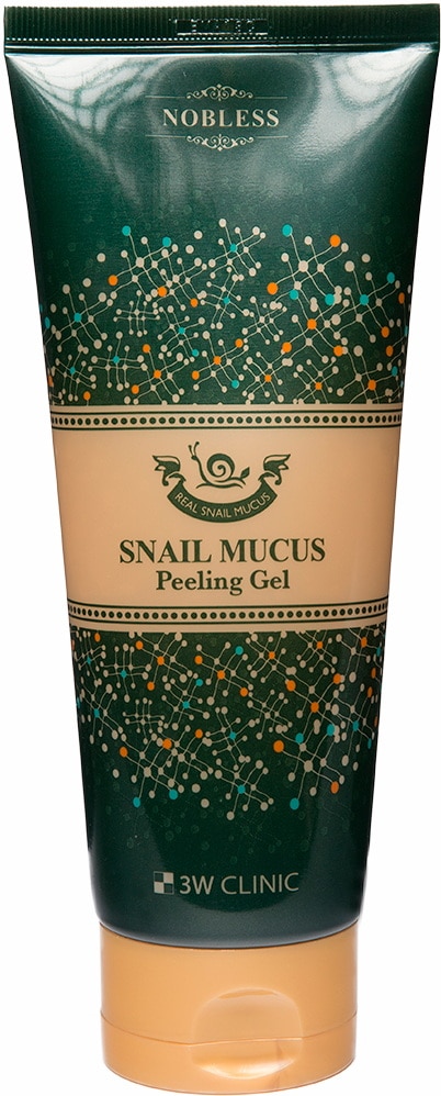 Гель-пилинг с муцином улитки — 3W Clinic Snail Mucus Peeling Gel 1