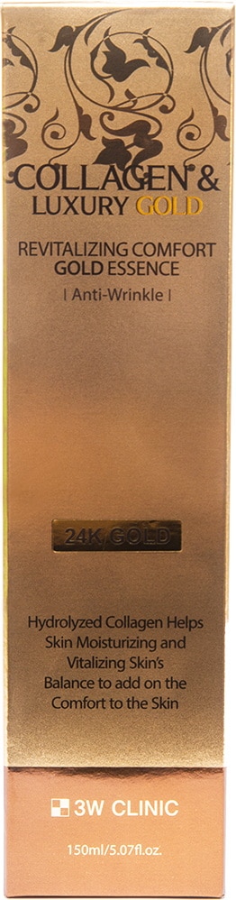 Эссенция для ревитализации кожи — 3W Clinic Collagen & Luxury Gold Revitalizing Comfort Gold Essence 1