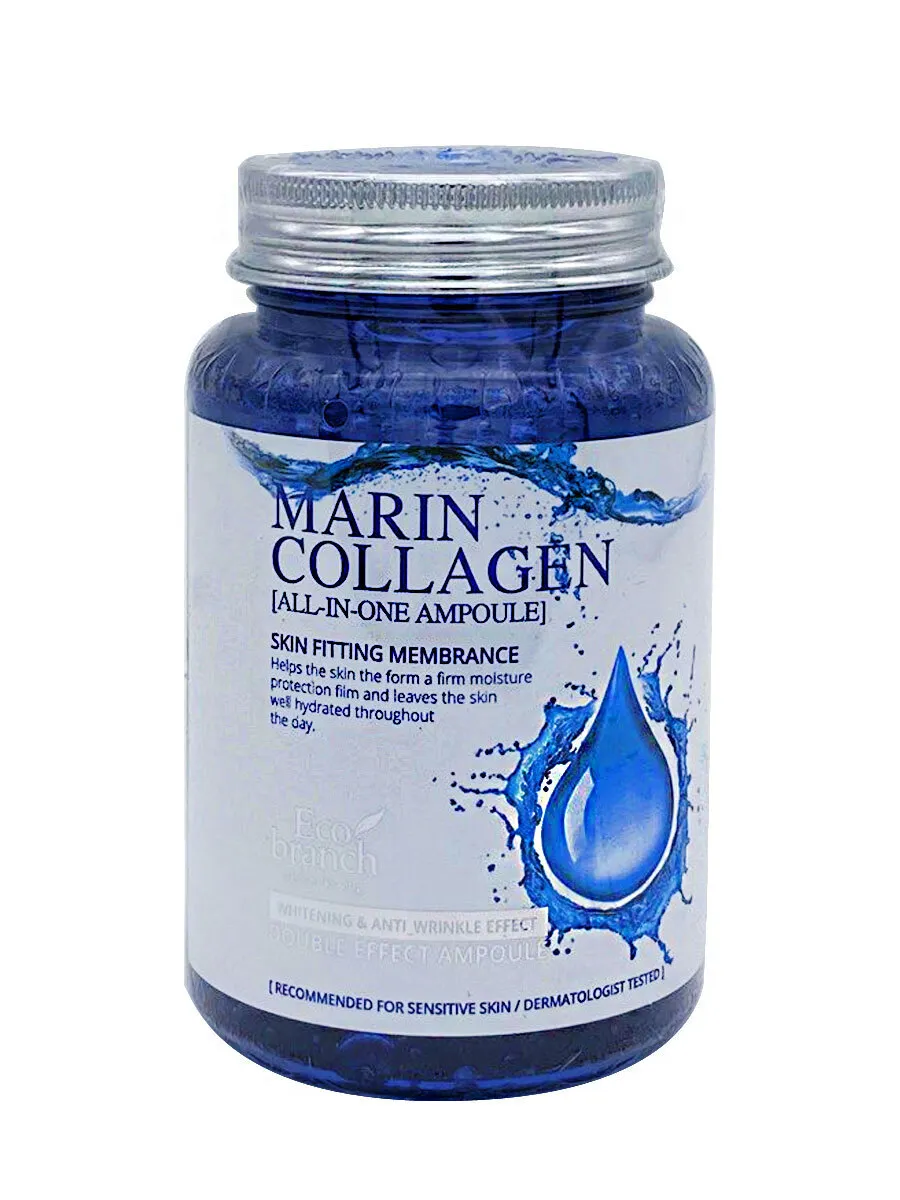 Ампульная сыворотка с морским коллагеном Eco branch Collagen All-in-One Ampoule skin 250