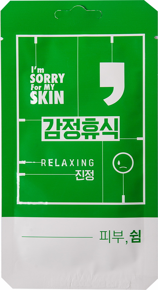 Успокаивающая тканевая маска — I’m Sorry for My Skin Relaxing Comma Mask