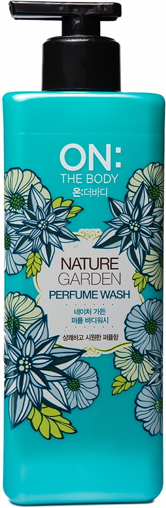 Парфюмированный гель для душа с ароматом пиона и цветков персика — ON: THE BODY Nature Garden 500 ml 1