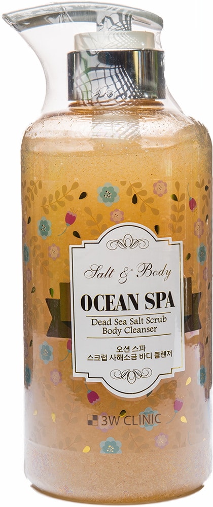 Скраб для тела с солью мертвого моря — 3W Clinic Ocean Spa Dead Sea Salt Scrub Body Cleanser 1