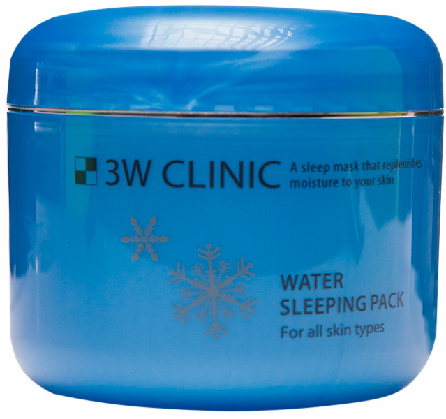 Ночная увлажняющая маска для кожи — 3W Clinic Water Sleeping Pack
