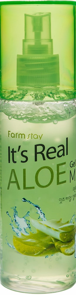 Гелевый мист для лица с экстрактом алоэ — FarmStay It’s Real Aloe Gel Mist 1