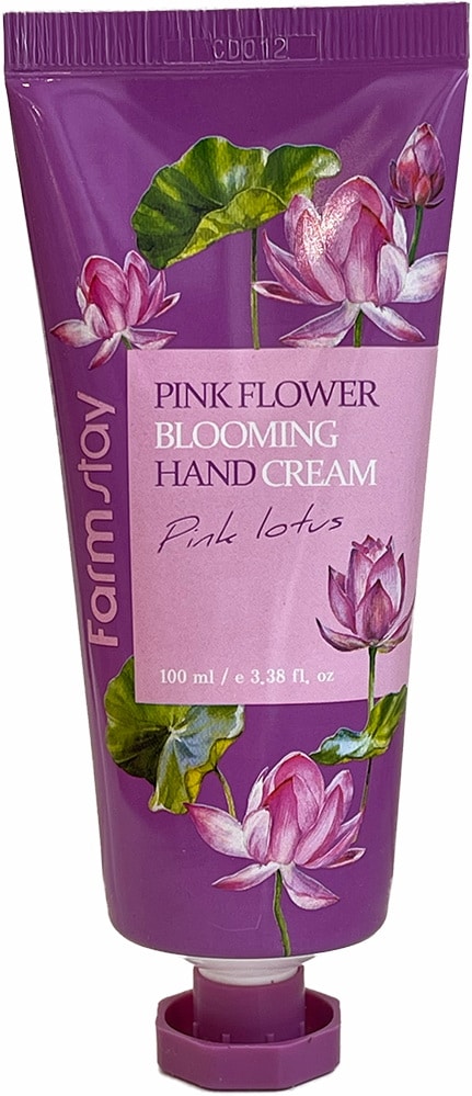 Крем для рук с экстрактом розового лотоса — FarmStay Pink Flower Blooming Hand Cream Pink Lotus 1