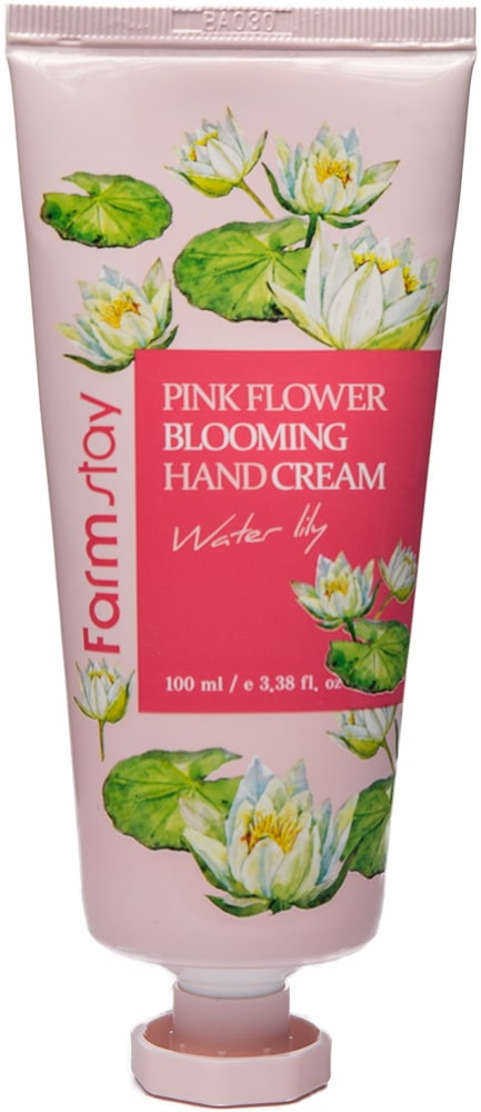 Крем для рук с экстрактом лотоса — FarmStay Pink Flower Blooming Hand Cream Water Lily 1