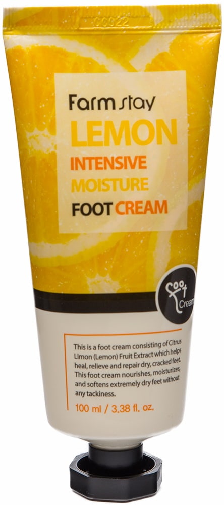 Интенсивно увлажняющий крем для ног с лимоном — FarmStay Lemon Intensive Moisture Foot Cream 1