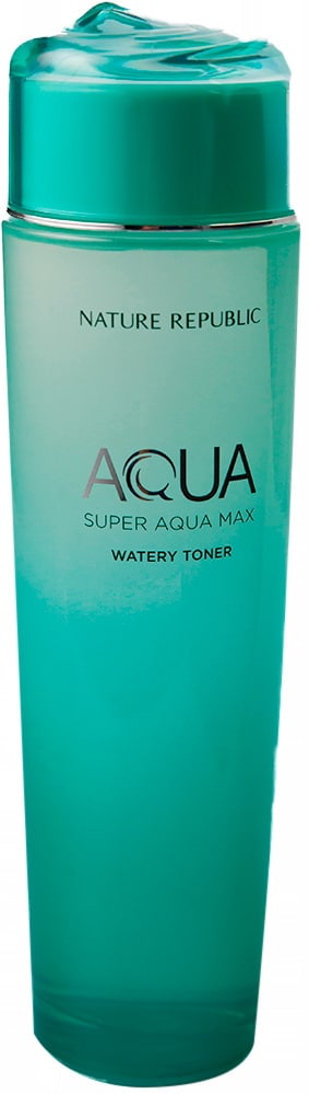 Супер увлажняющий тонер на основе морской воды и водорослей — Nature Republic Super Aqua Max Watery 1