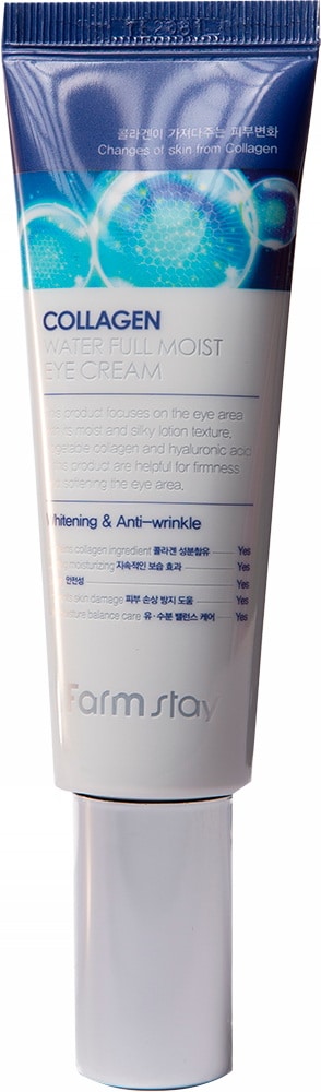 Увлажняющий крем для век с коллагеном — FarmStay Collagen Water Full Moist Eye Cream 1