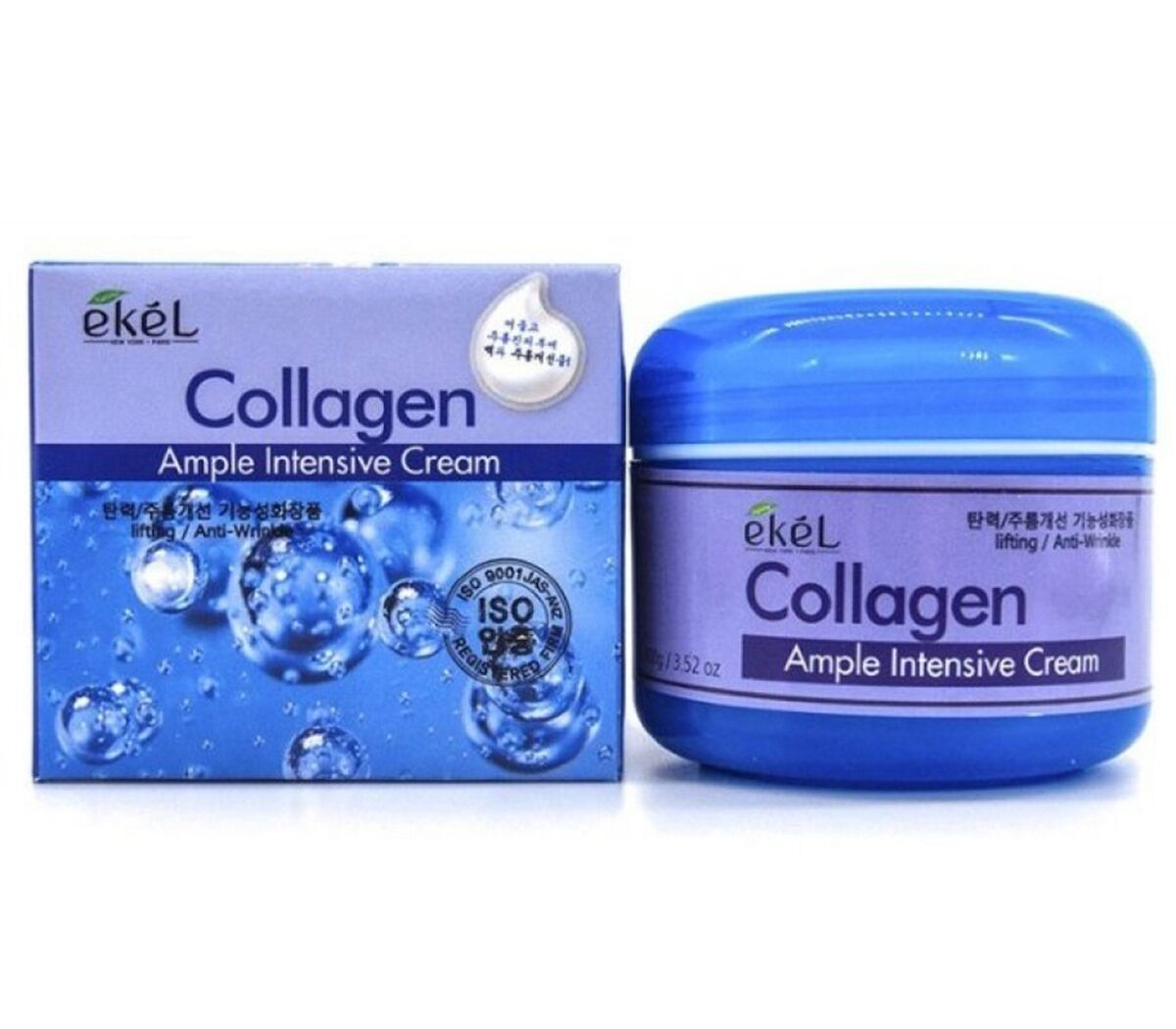 Крем с гидролизованным коллагеном для ухода за кожей лица Экель - EKEL  Collagen ample intensive cre