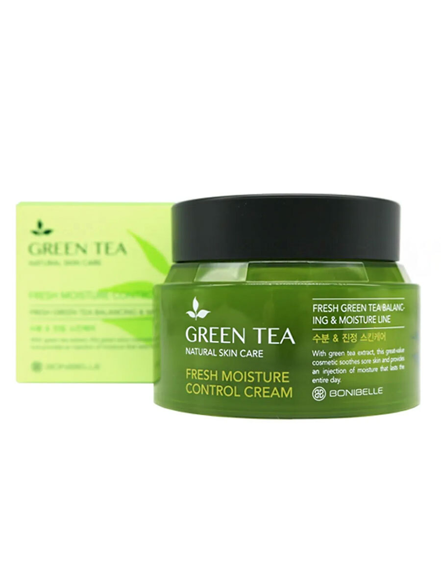 Крем для лица - green tea freah moisture control cream [Enough]