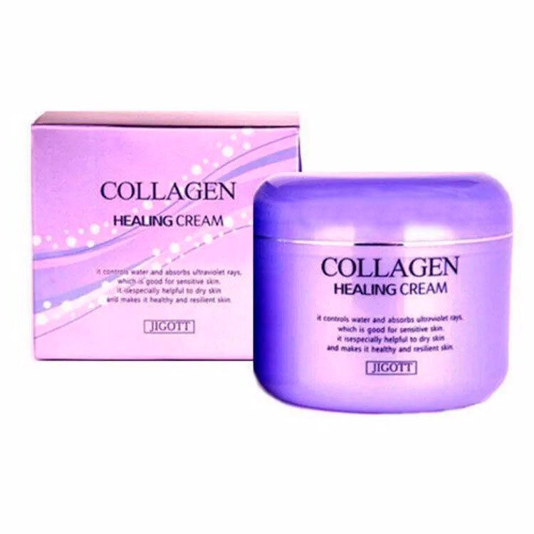 Питательный ночной крем с коллагеном Джигот -  JIGOTT Collagen Healing Cream