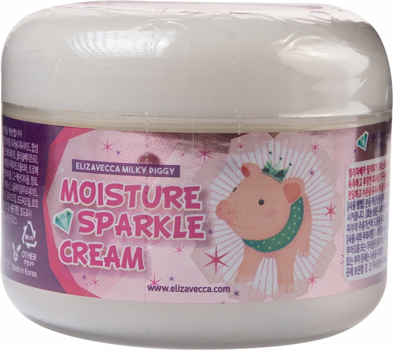 Крем для увлажнения и придания сияния коже — Elizavecca Milky Piggy Moisture Sparkle Cream 1