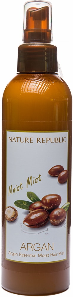 Мист для волос с аргановым маслом — Nature Republic Argan Essential Deep Moist Hair Mist 1