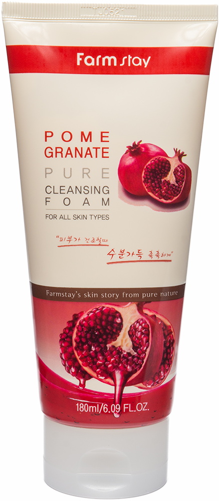 Очищающая пенка для лица с экстрактом Граната Фармстей - FARMSTAY Pure Cleansing Foam Pomegranate