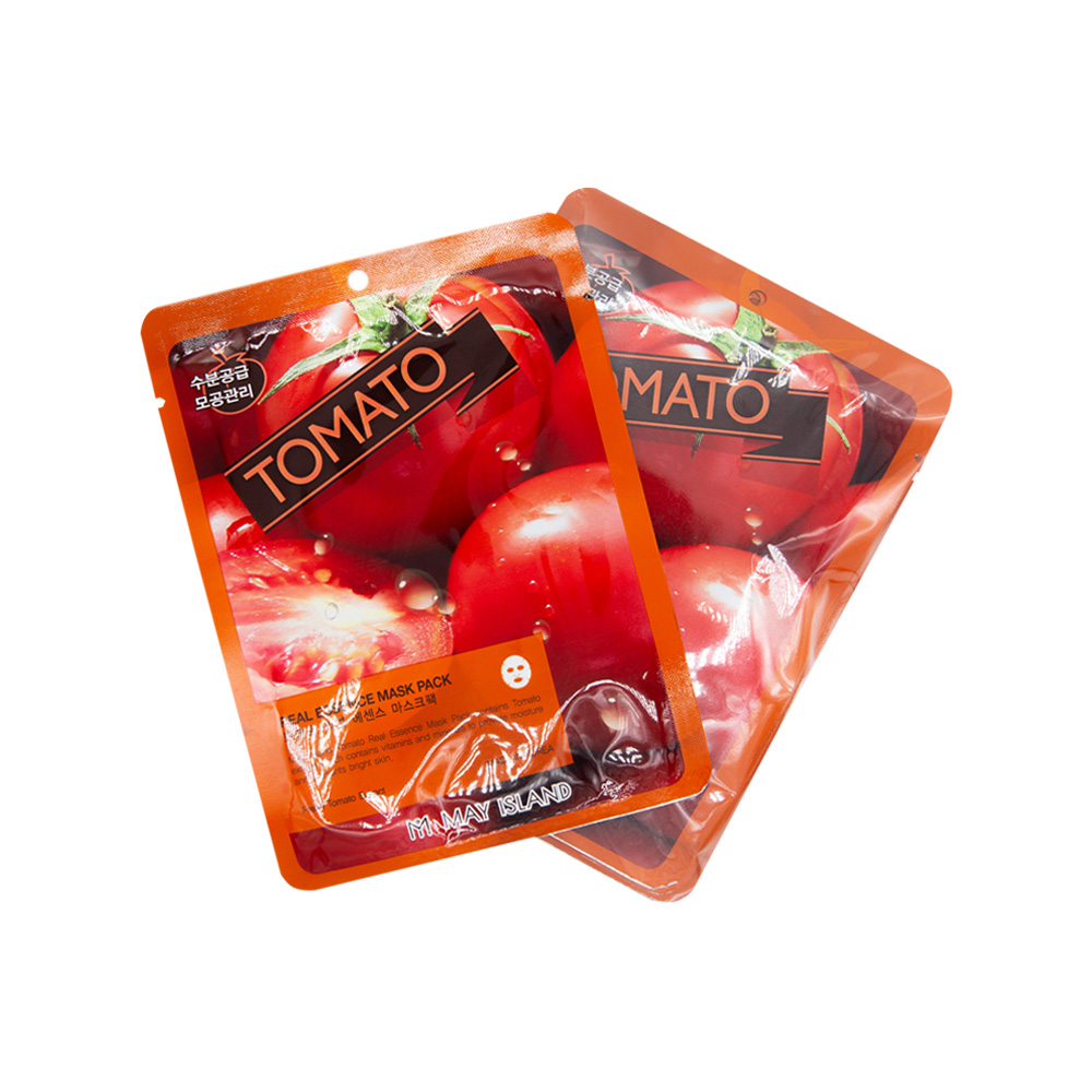 Тканевая маска с экстрактом томатов — May Island Real Essence Tomato Mask Pack