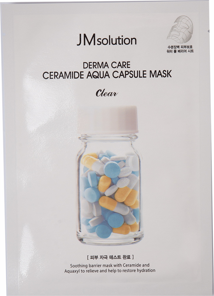 Увлажняющая маска с керамидами и акваксилом — JMsolution Derma Care Ceramide Aqua Capsule Mask