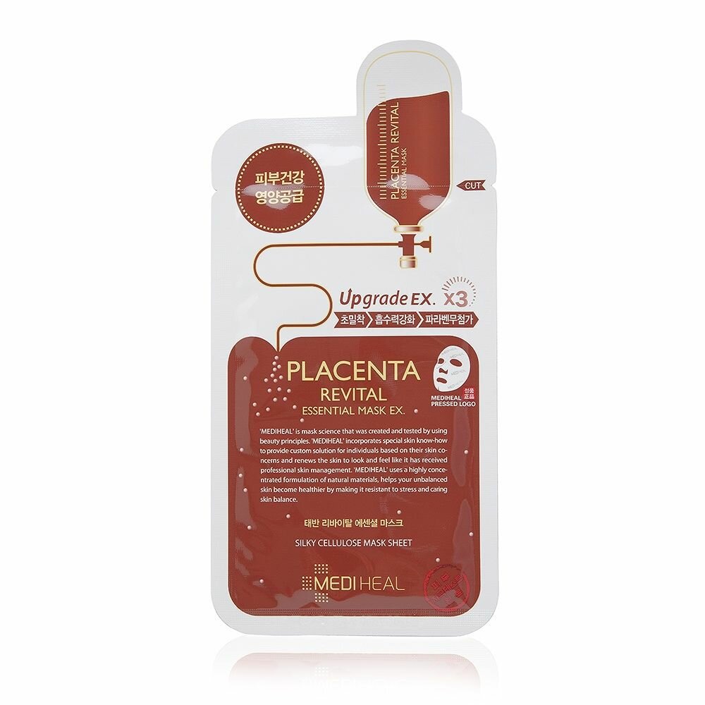 Восстанавливающая тканевая маска с плацентой — Mediheal Placenta Revital Essential Mask