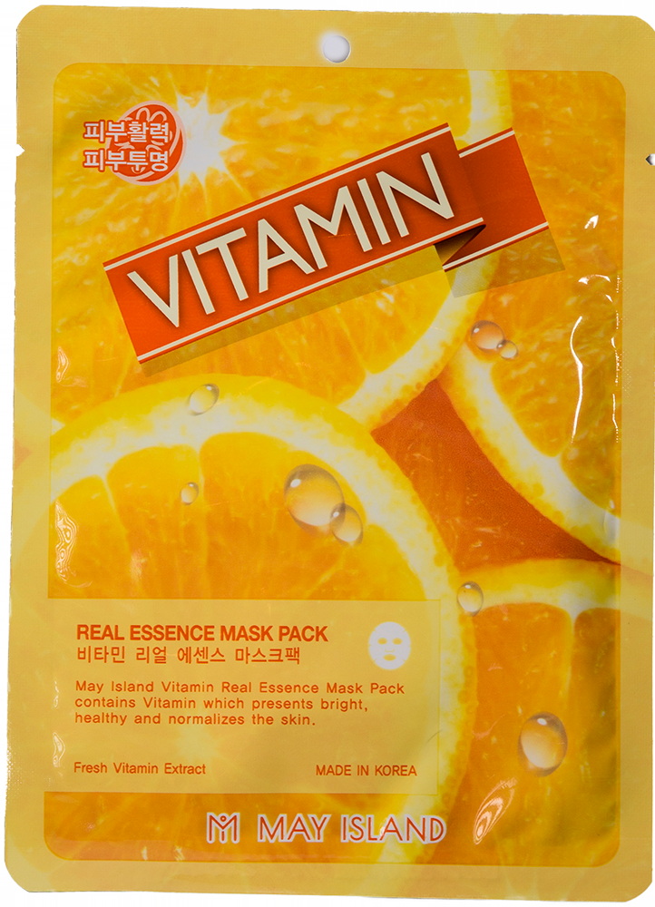 Витаминная тканевая маска — May Island Real Essence Vitamin Mask Pack