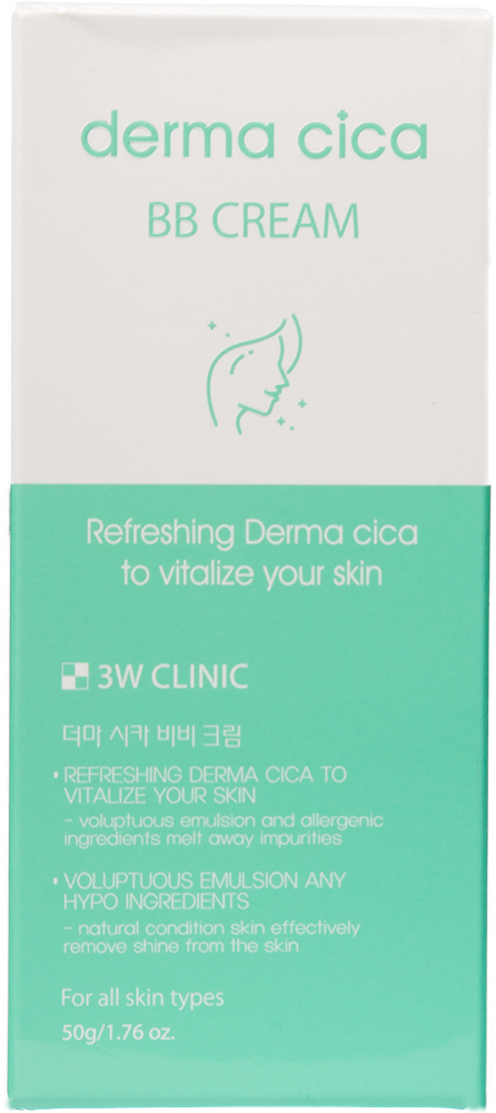 Осветляющий крем для лица - Derma Cica BB Cream [3W Clinic]