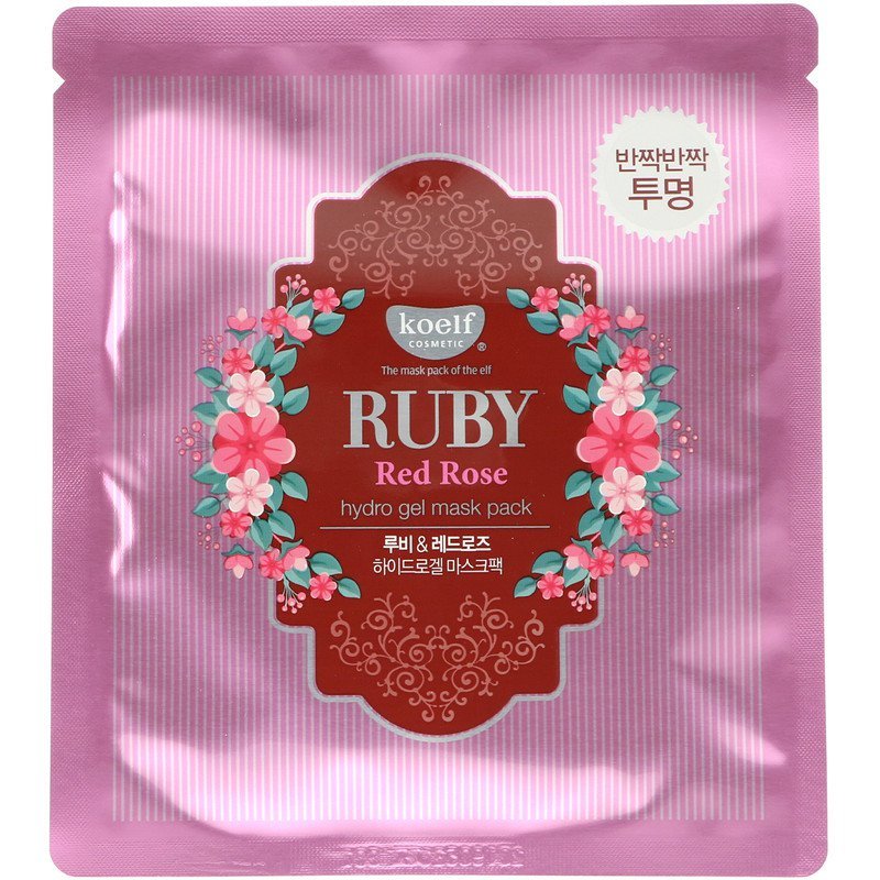 Маска гидрогелевая с рубиновой пудрой и болгарской розой Ruby Bulgarian Rose Mask